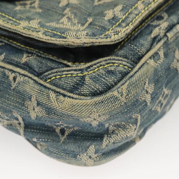 LOUIS VUITTON Monogram Denim Camera Bag Shoulder Bag Blue M95348 - Picture 9 of 16